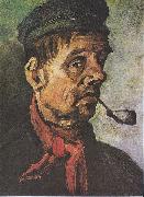 Vincent Van Gogh, Head of a peasant with a clay-pipe